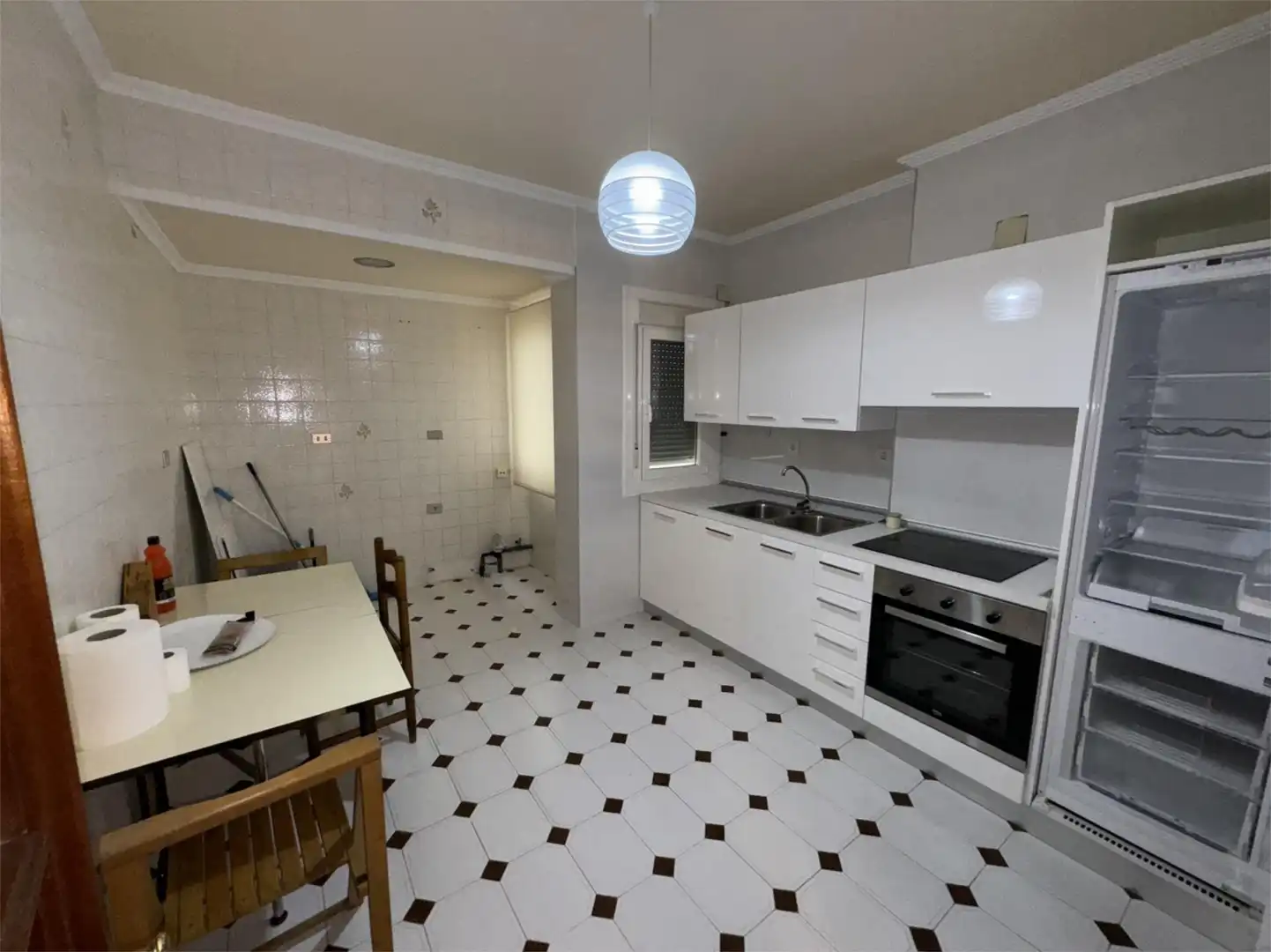 Küche von Wohnung zum Verkauf in Azagra mit Parkett, Terrasse und Möbliert