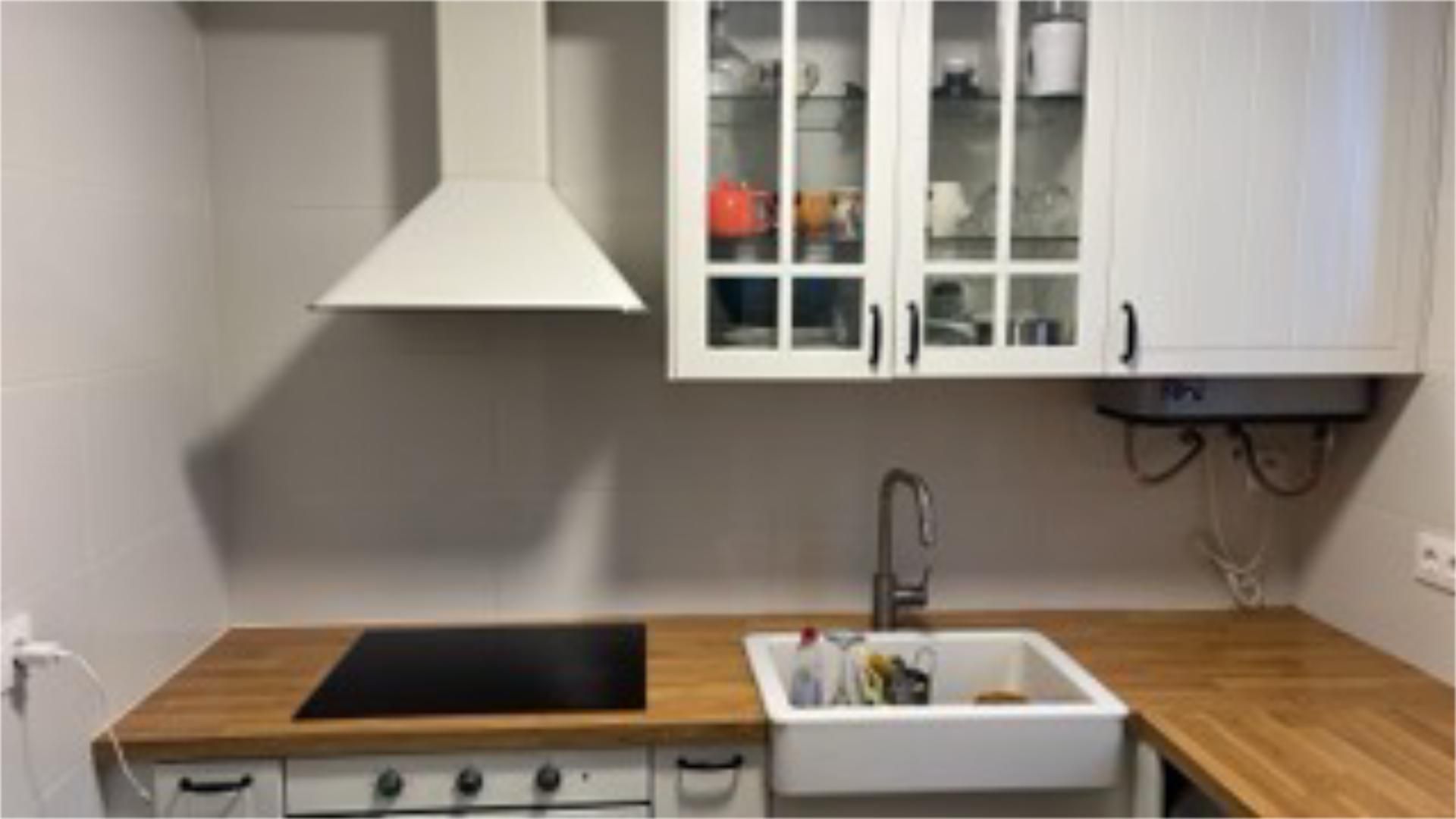 Kitchen of Single-family semi-detached for sale in Betanzos  with Heating, Storage room and Furnished
