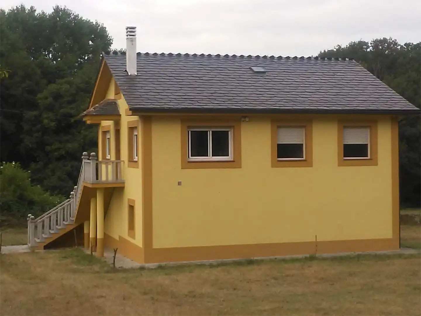 Exterior view of Houses for sale in Lugo Capital  with Terrace