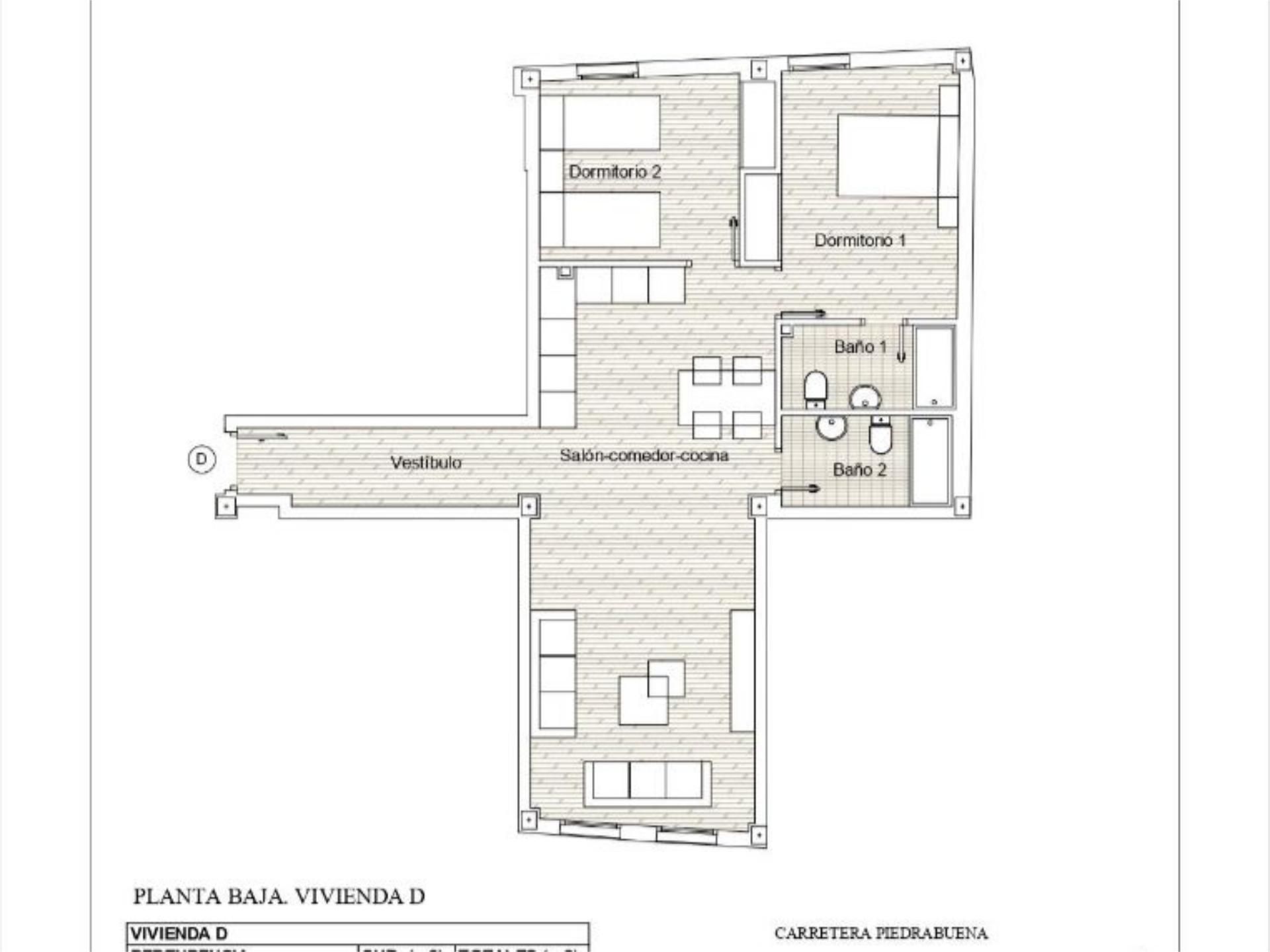 Flat for sale in  Toledo Capital  with Air Conditioner, Heating and Private garden