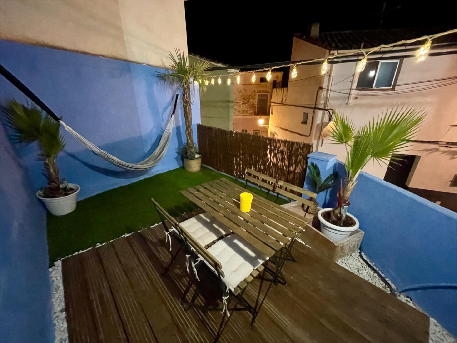 Terrassa de Casa adosada en venda en Jalance amb Aire condicionat, Calefacció i Parquet