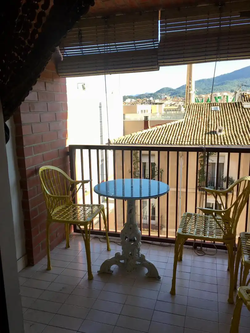 Terraza de Piso de alquiler en Alcoy / Alcoi con Terraza, Amueblado y Lavadora