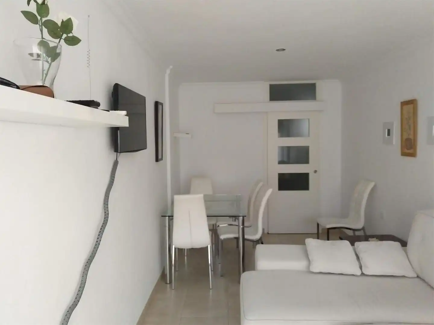 Apartamento de alquiler en Calle Director, Don José Valverde Álvarez, 1, El Pino - Bajo de Guía Sala de estar de Apartamento de alquiler en Sanlúcar de Barrameda con Aire acondicionado, Amueblado y Parking comunitario