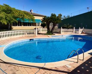 Swimming pool of House or chalet for sale in Macastre  with Air Conditioner, Terrace and Swimming Pool