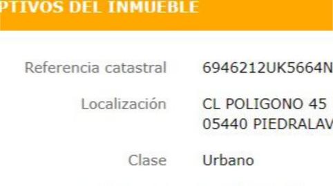 Foto 3 de Residencial en venta en Calle 45, 121, Piedralaves, Ávila