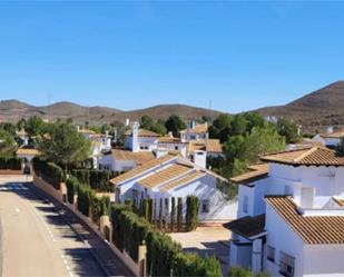 Vista exterior de Casa o xalet en venda en Fuente Álamo de Murcia amb Aire condicionat, Terrassa i Piscina