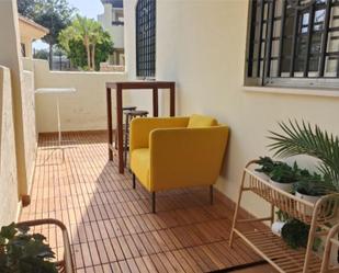 Terrace of Flat to rent in Benalmádena  with Air Conditioner, Terrace and Swimming Pool