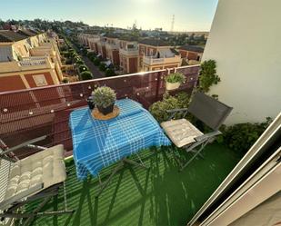 Terrace of Flat for sale in Dos Hermanas  with Air Conditioner, Terrace and Swimming Pool