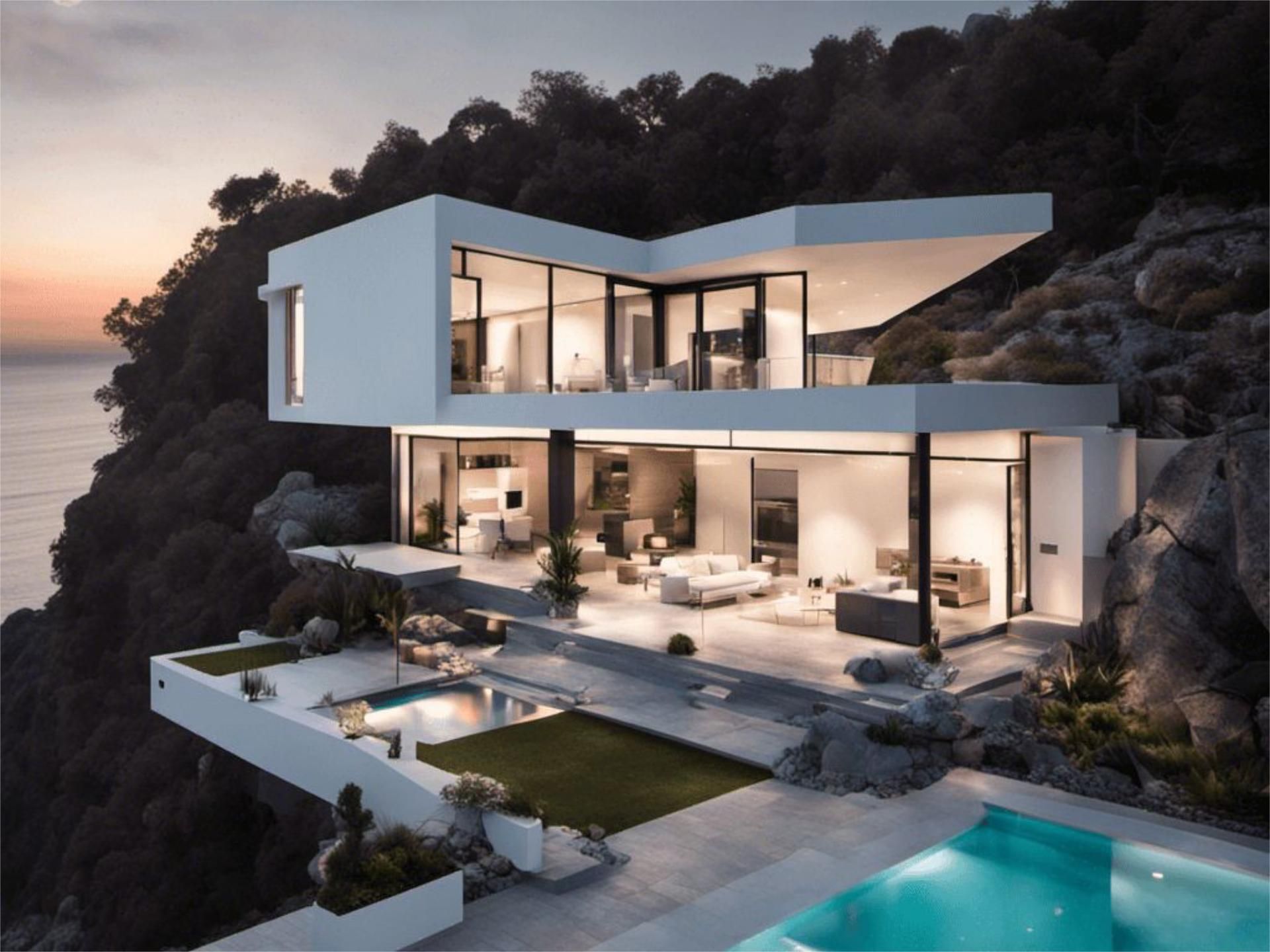 Exterior view of House or chalet for sale in Altea  with Air Conditioner, Terrace and Swimming Pool