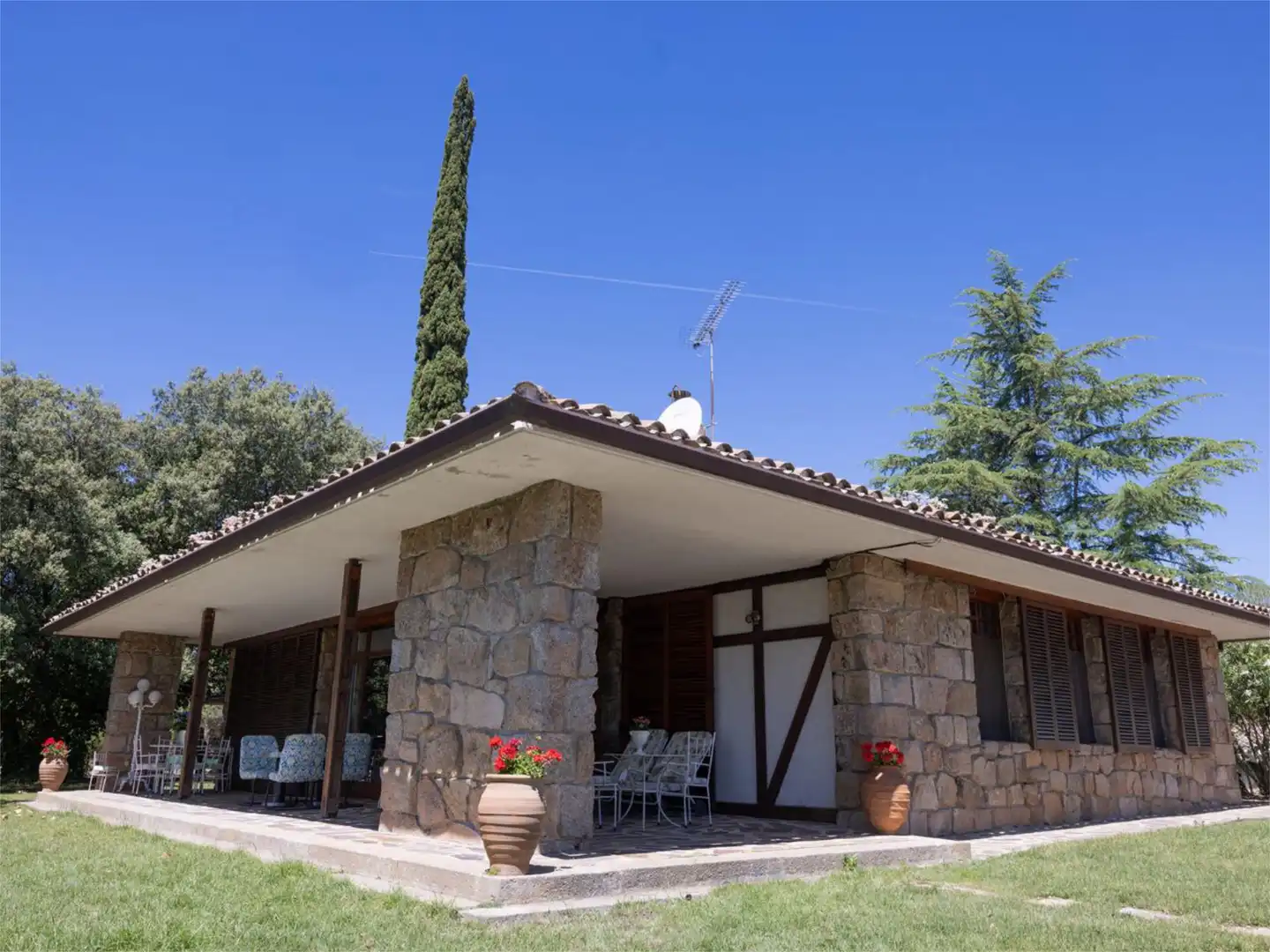 Casa o chalet en venta en Fresnedillas de la Oliva Jardín de Casa o chalet en venta en Fresnedillas de la Oliva con Terraza y Piscina