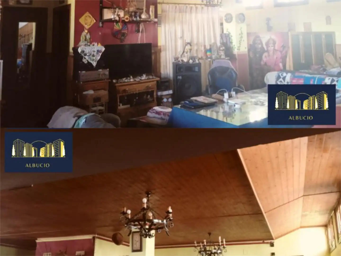 Finca rústica en venda a Calle Iglesia, 12, Corteconcepción Sala d'estar de Finca rústica en venda en Corteconcepción amb Calefacció, Terrassa i Moblat