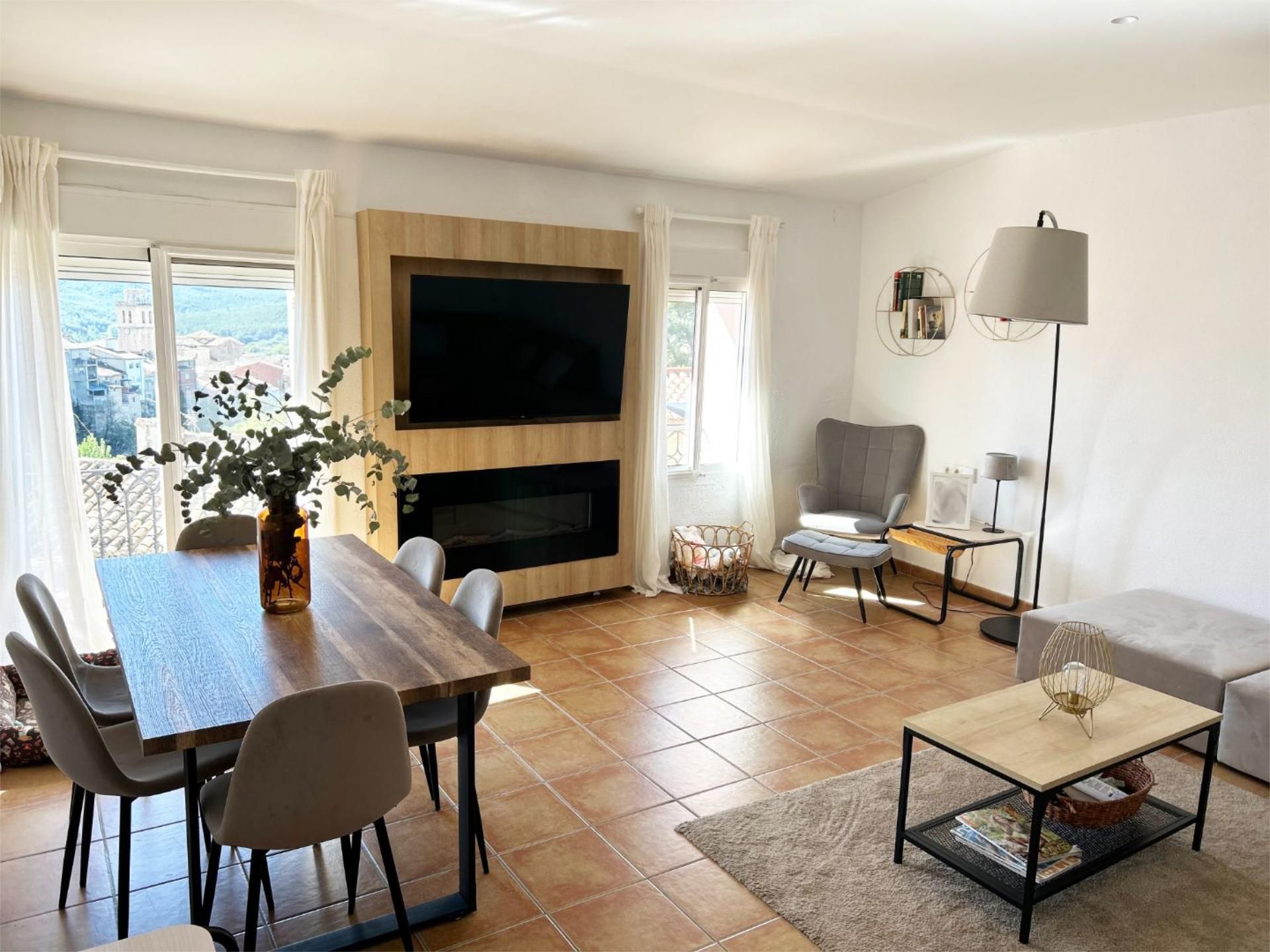 Living room of Flat for sale in Viver  with Air Conditioner, Heating and Terrace