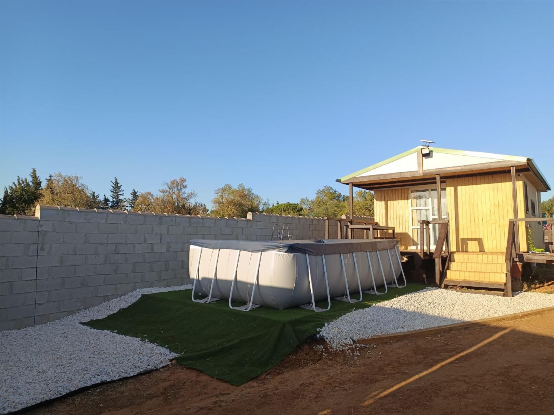 Piscina de Finca rústica en venda en Chiclana de la Frontera amb Aire condicionat, Calefacció i Jardí privat