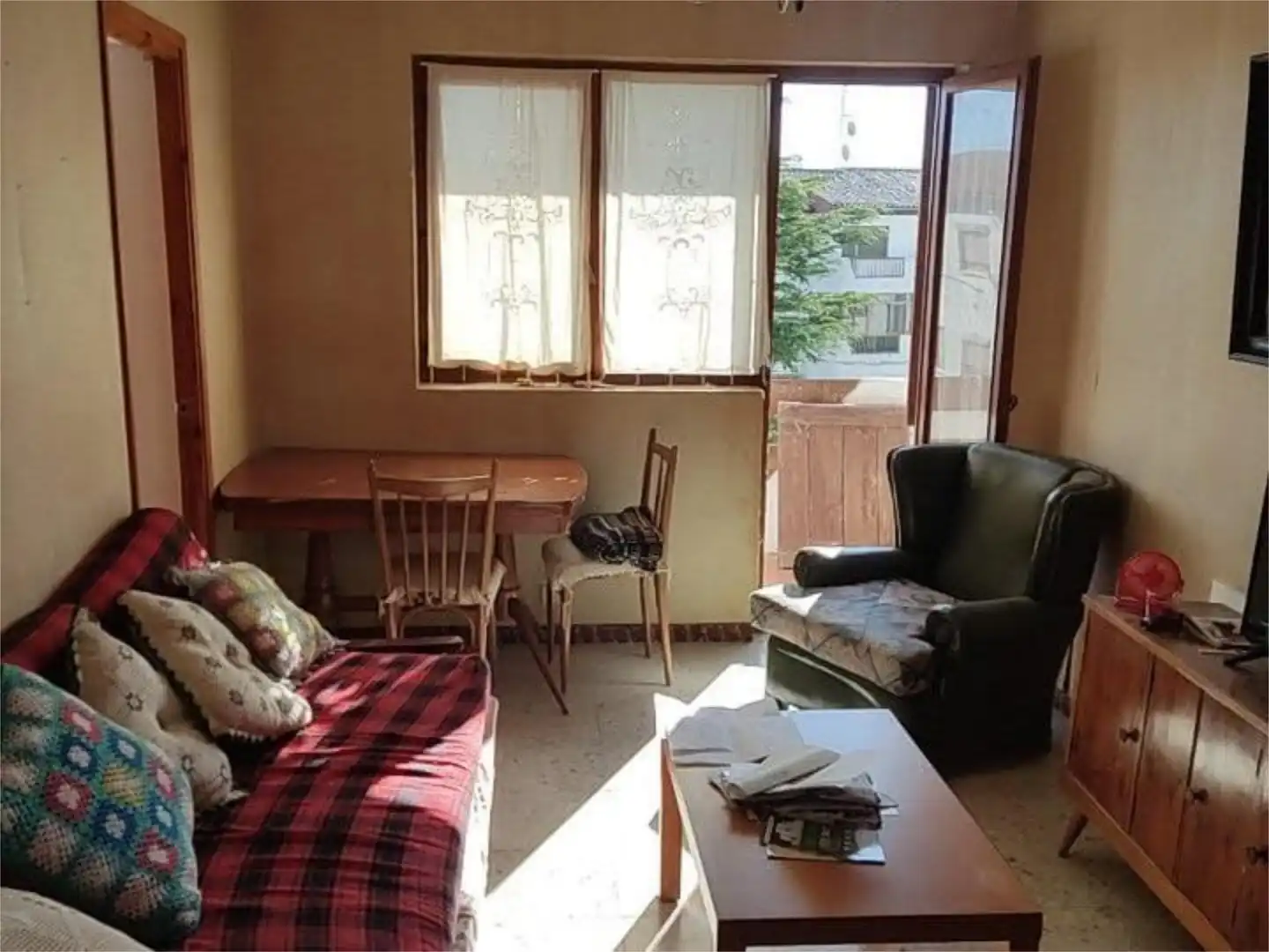 Apartament en venda a Calle Ferial Nuevo, 12d, Villada Sala d'estar de Apartament en venda en Villada amb Terrassa i Balcó