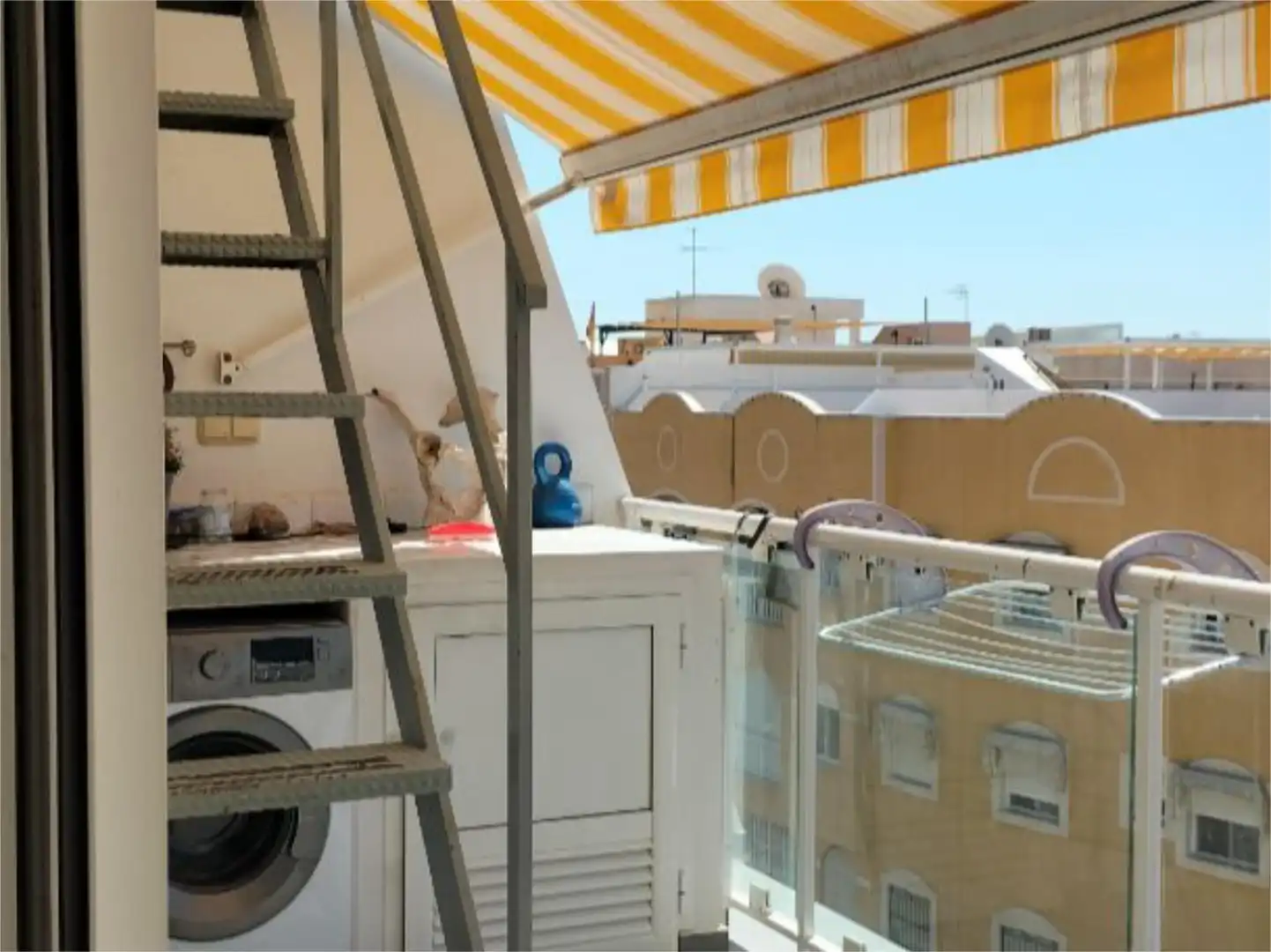 Flat for sale in Calle Torre de los Caballos, 3, Bolnuevo Balcony of Flat for sale in Mazarrón with Air Conditioner, Heating and Terrace