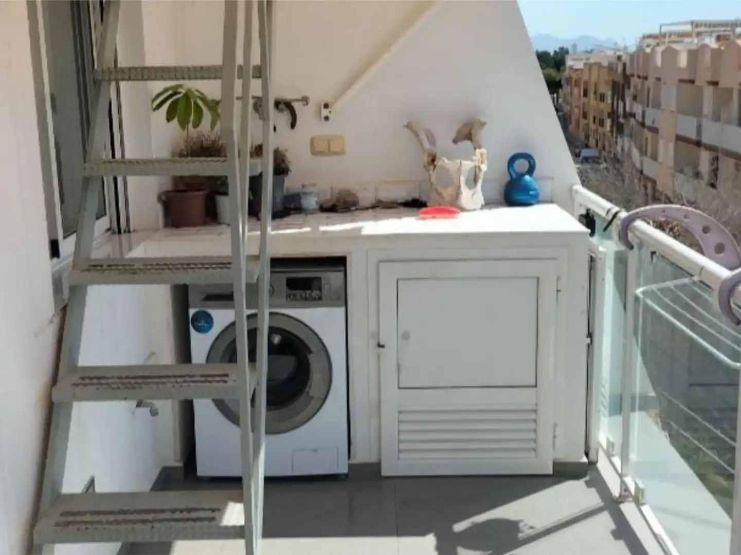 Flat for sale in Calle Torre de los Caballos, 3, Bolnuevo Balcony of Flat for sale in Mazarrón with Air Conditioner, Heating and Terrace