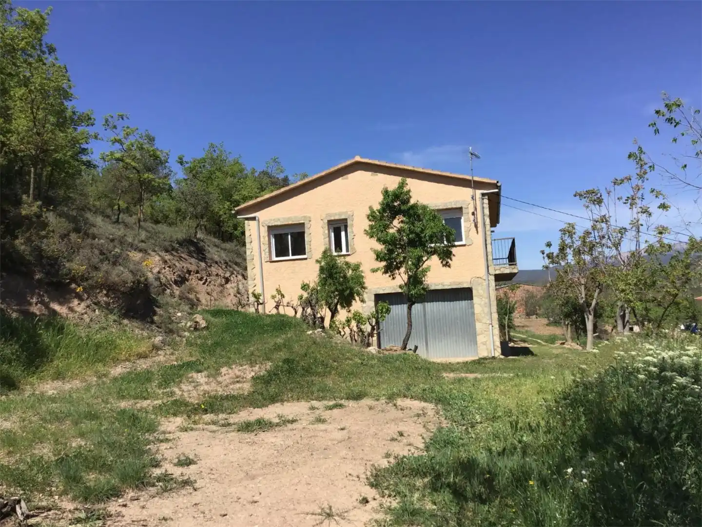 Vista exterior de Pis en venda en Les Avellanes i Santa Linya amb Calefacció, Jardí privat i Terrassa
