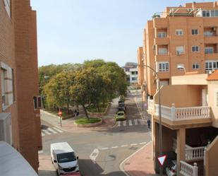 Exterior view of Flat for sale in  Almería Capital  with Air Conditioner