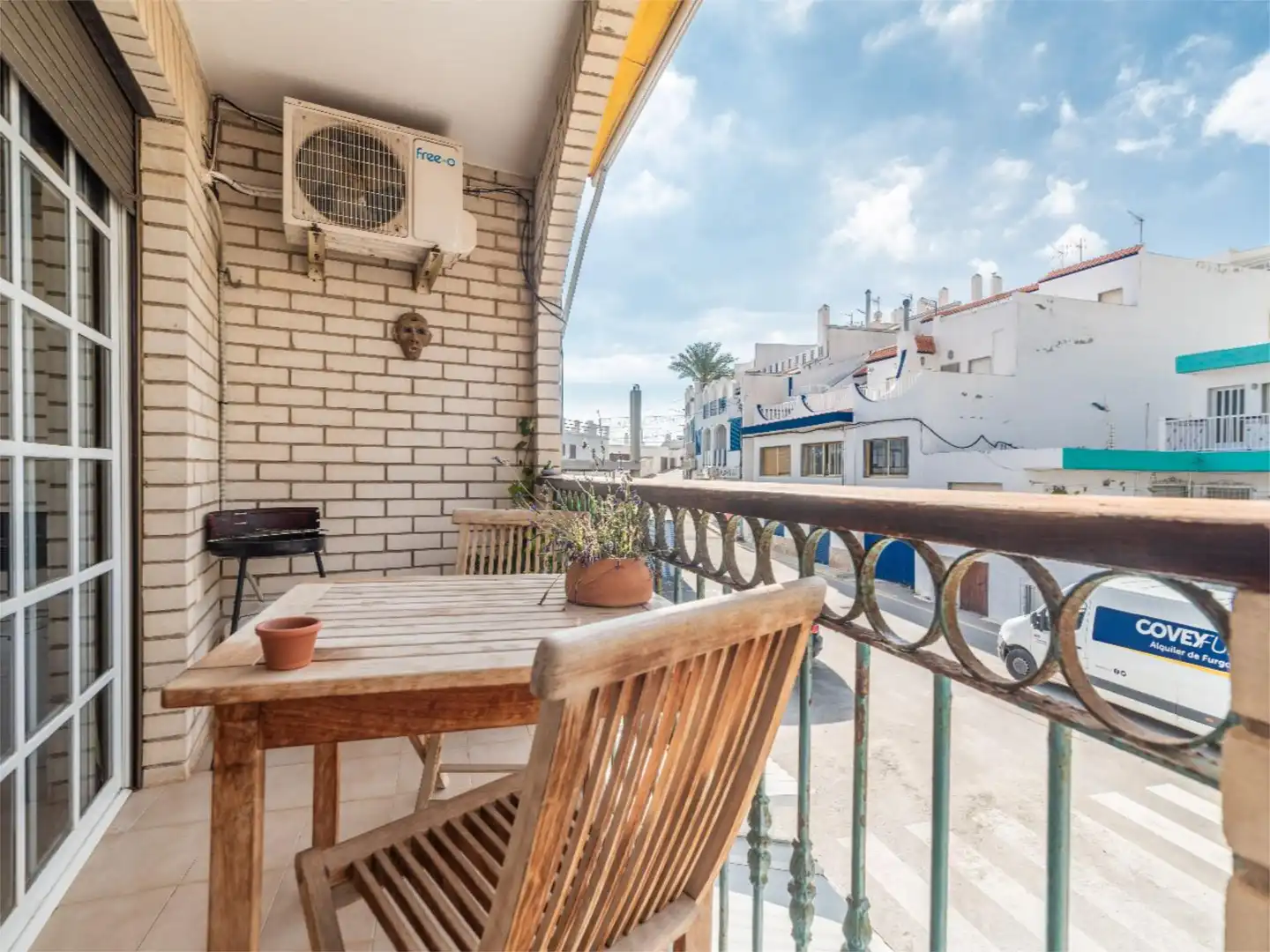 Außenansicht von Wohnung zur Miete in Níjar mit Klimaanlage, Heizung und Terrasse