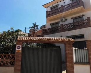 Exterior view of House or chalet for sale in Málaga Capital  with Air Conditioner, Terrace and Balcony