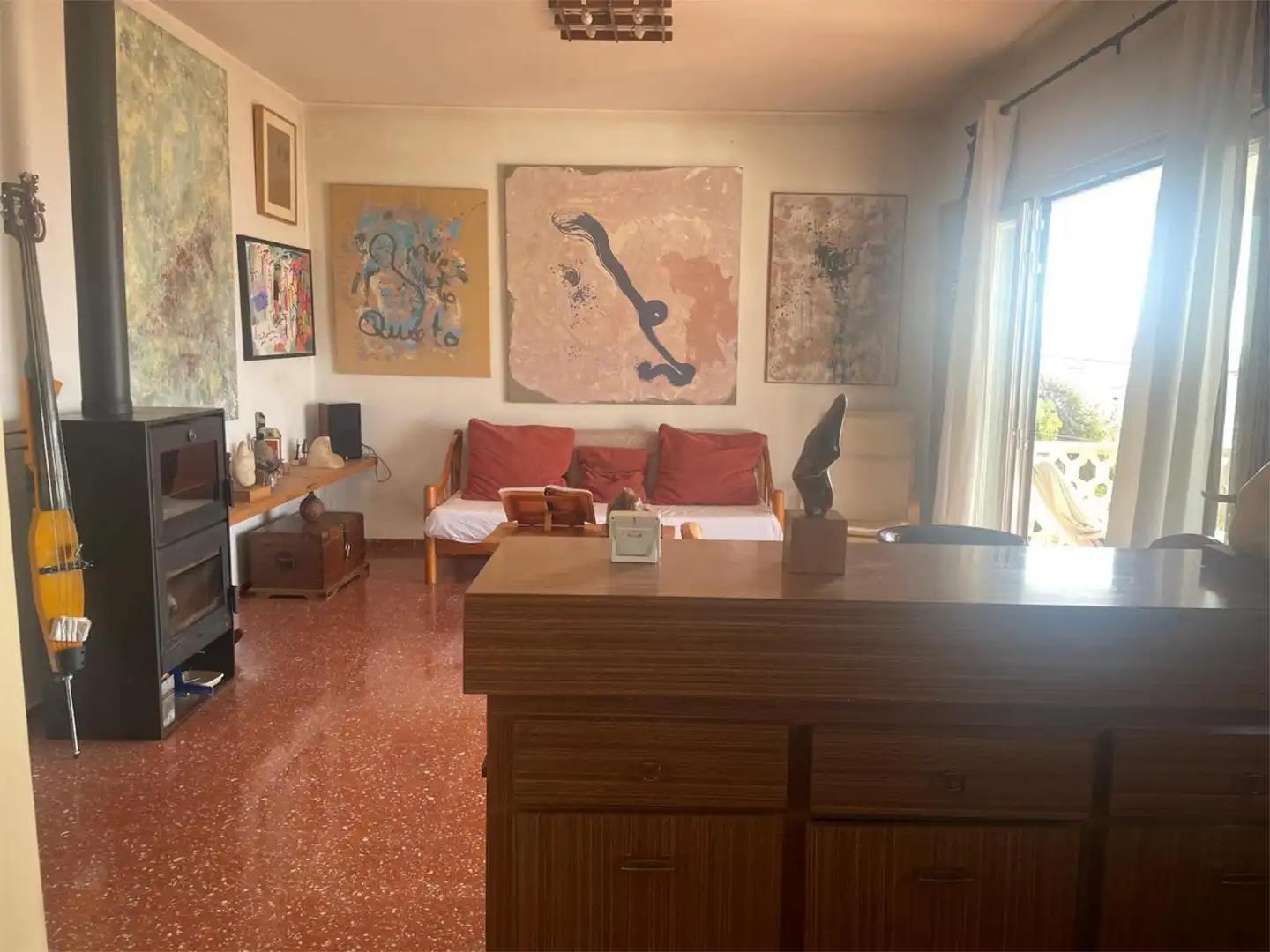 Sala d'estar de Casa o xalet en venda en Sant Lluís amb Terrassa