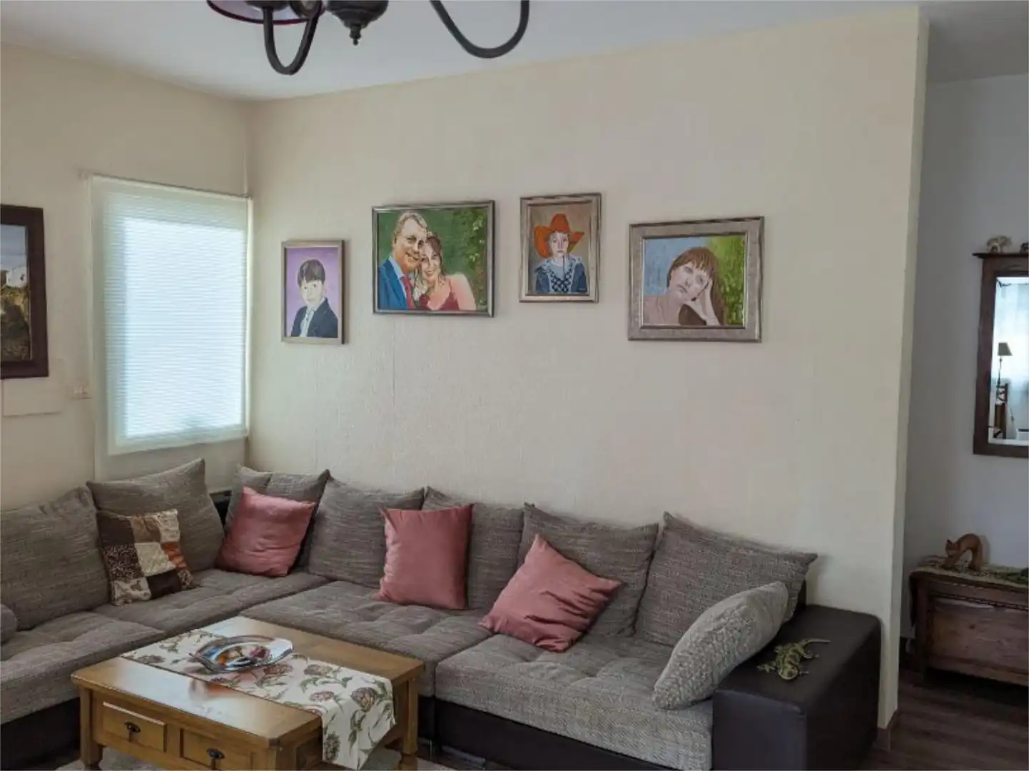 Sala de estar de Casa o chalet en venta en El Paso con Jardín privado, Parquet y Terraza