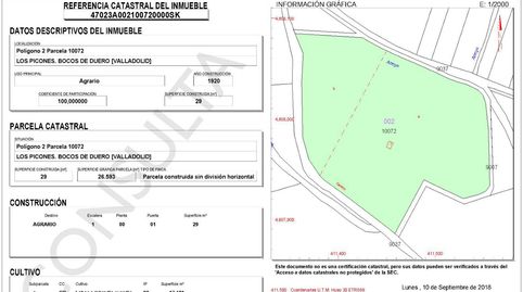 Foto 2 von Grundstücke zum Verkauf in Calle Real, 17, Bocos de Duero, Valladolid