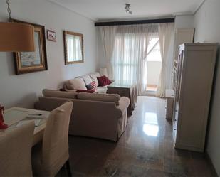 Living room of Flat for sale in  Sevilla Capital  with Air Conditioner, Terrace and Swimming Pool