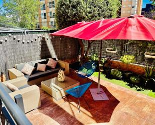 Terrace of Flat for sale in  Madrid Capital  with Air Conditioner, Terrace and Swimming Pool