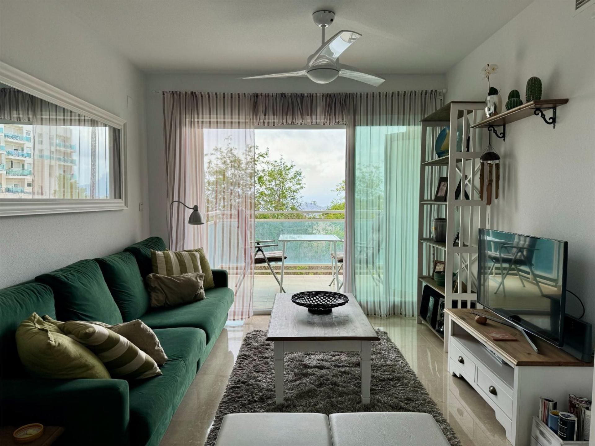 Living room of Flat for sale in Benissa  with Private garden, Terrace and Storage room