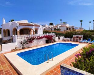 Vista exterior de Casa o xalet de lloguer en Jávea / Xàbia amb Aire condicionat, Terrassa i Piscina