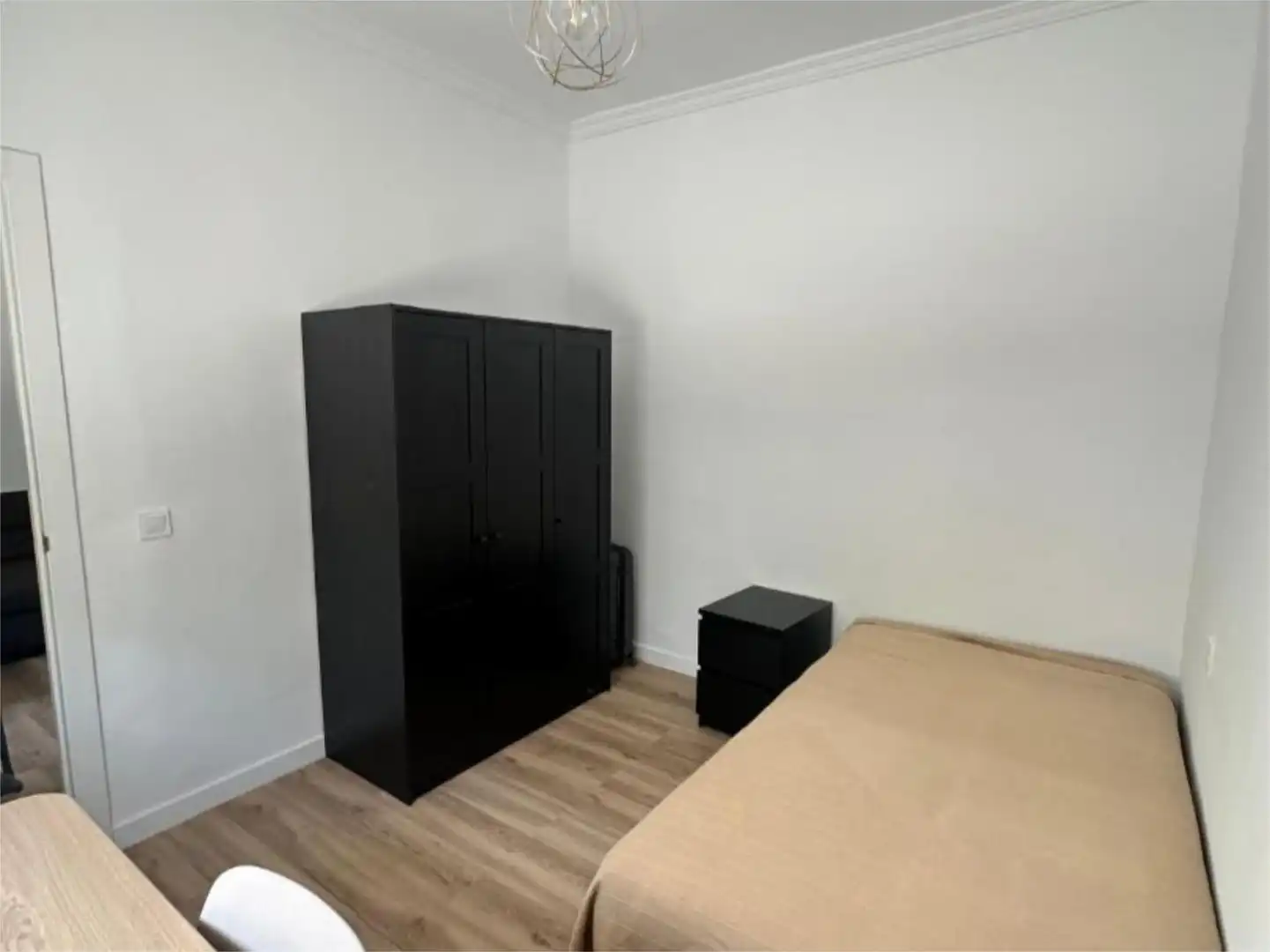 Schlafzimmer von Wohnung zur untervermieten in Jerez de la Frontera mit Klimaanlage, Heizung und Parkett
