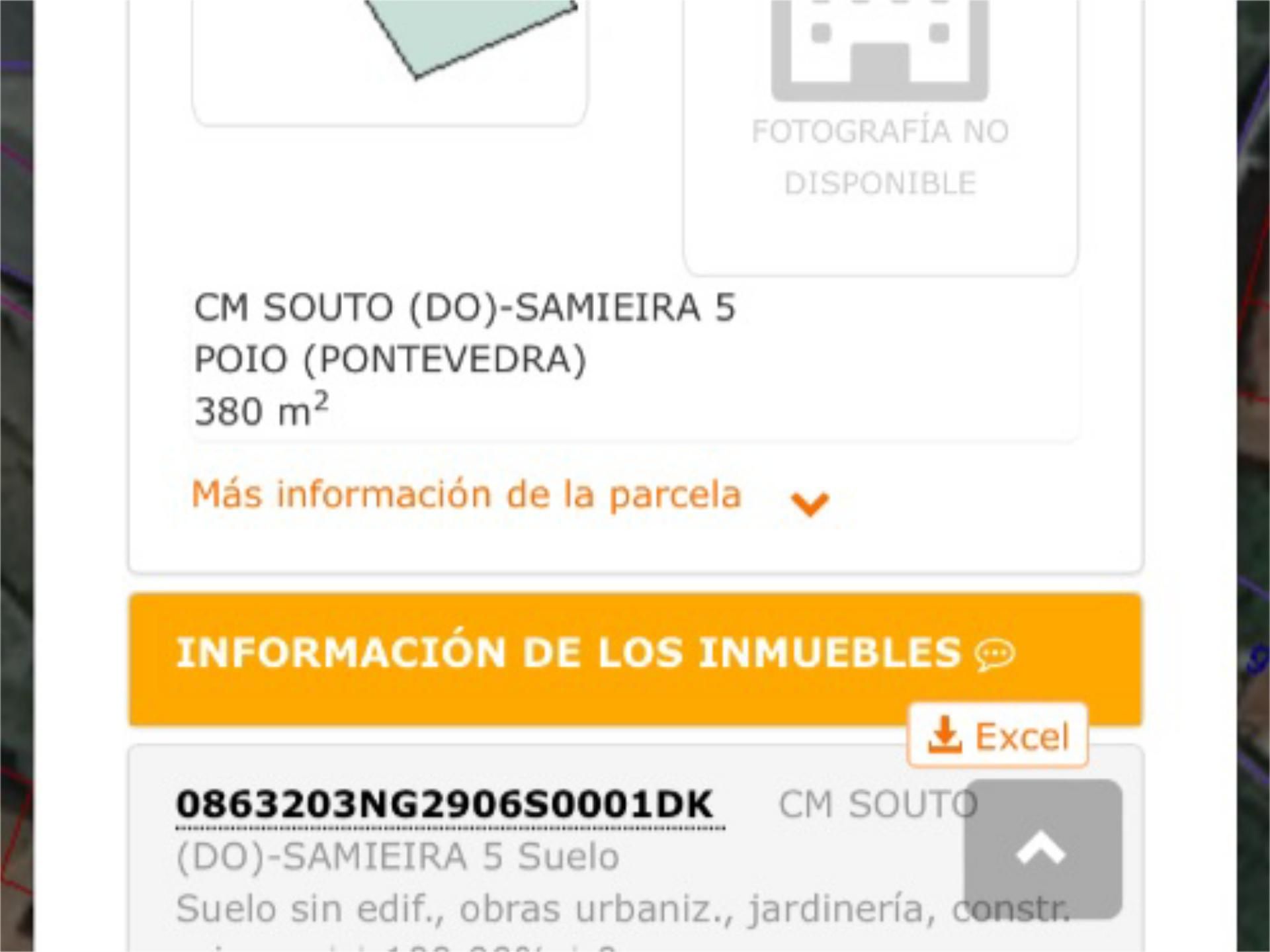 Vista exterior de Terreno en venta en Poio