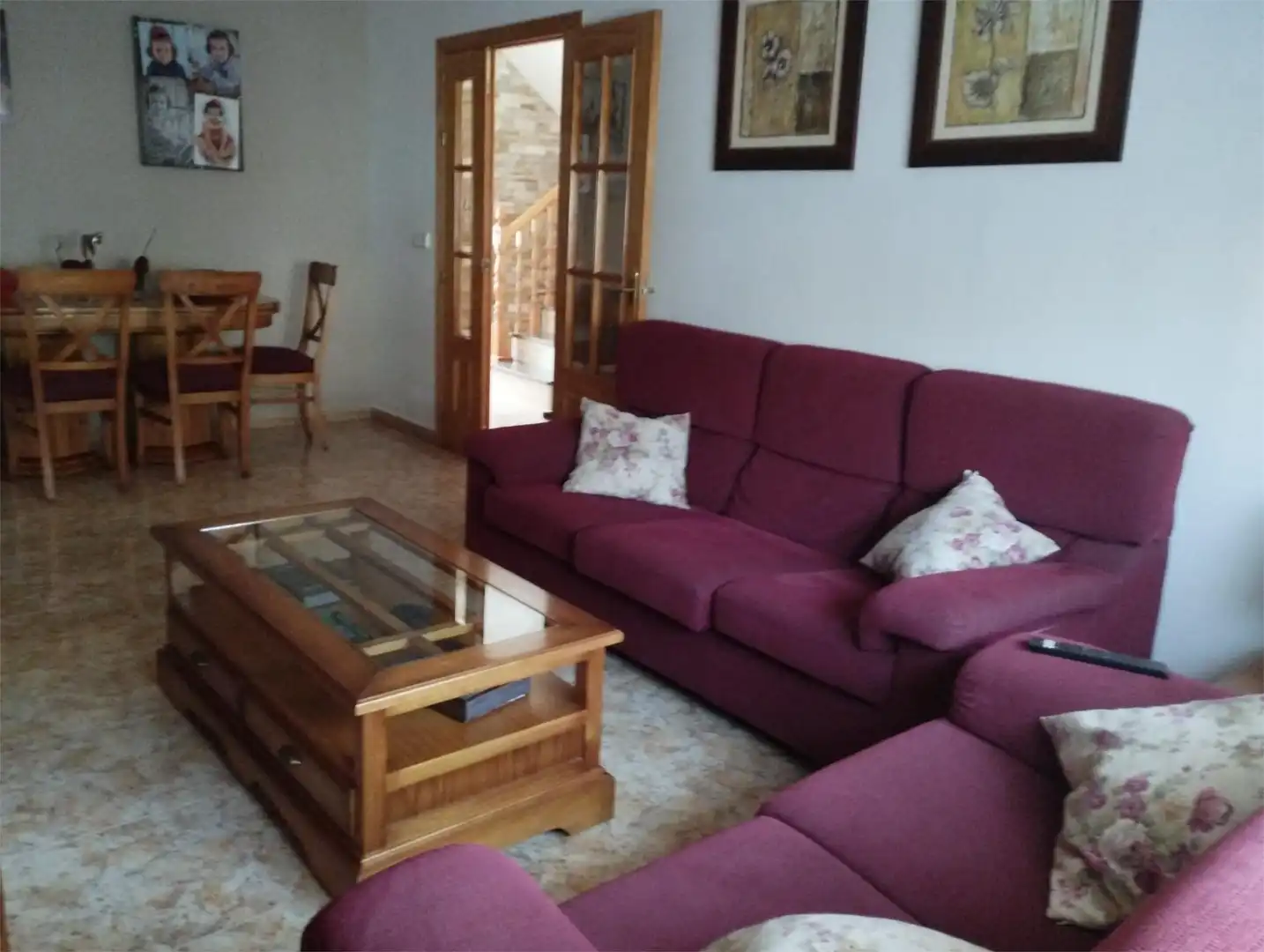 Casa adosada en venta en Calle Progreso, Manzanares Sala de estar de Casa adosada en venta en Manzanares con Aire acondicionado, Calefacción y Terraza