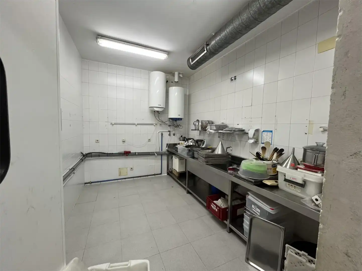 Cocina de Local de alquiler en Madrid con Aire acondicionado