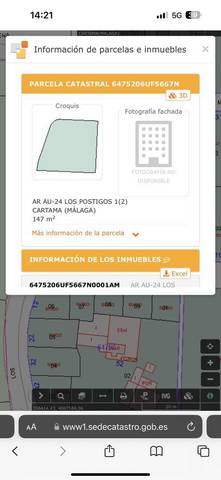 Terreno urbanizable en Venta en Calle Amapola, 7 en Estación de Cártama