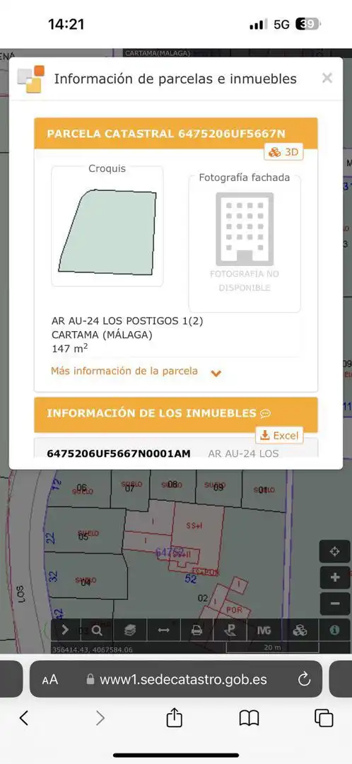 Vista exterior de Urbanizable en venta en Cártama