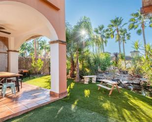 Garden of Single-family semi-detached for sale in Marbella  with Air Conditioner, Terrace and Swimming Pool