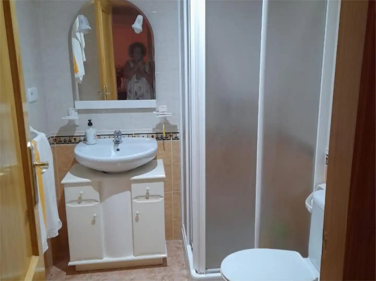 Piso de alquiler en Calle Buenavista, 8, Santiago de la Ribera Baño de Piso de alquiler en San Javier con Aire acondicionado, Calefacción y Terraza