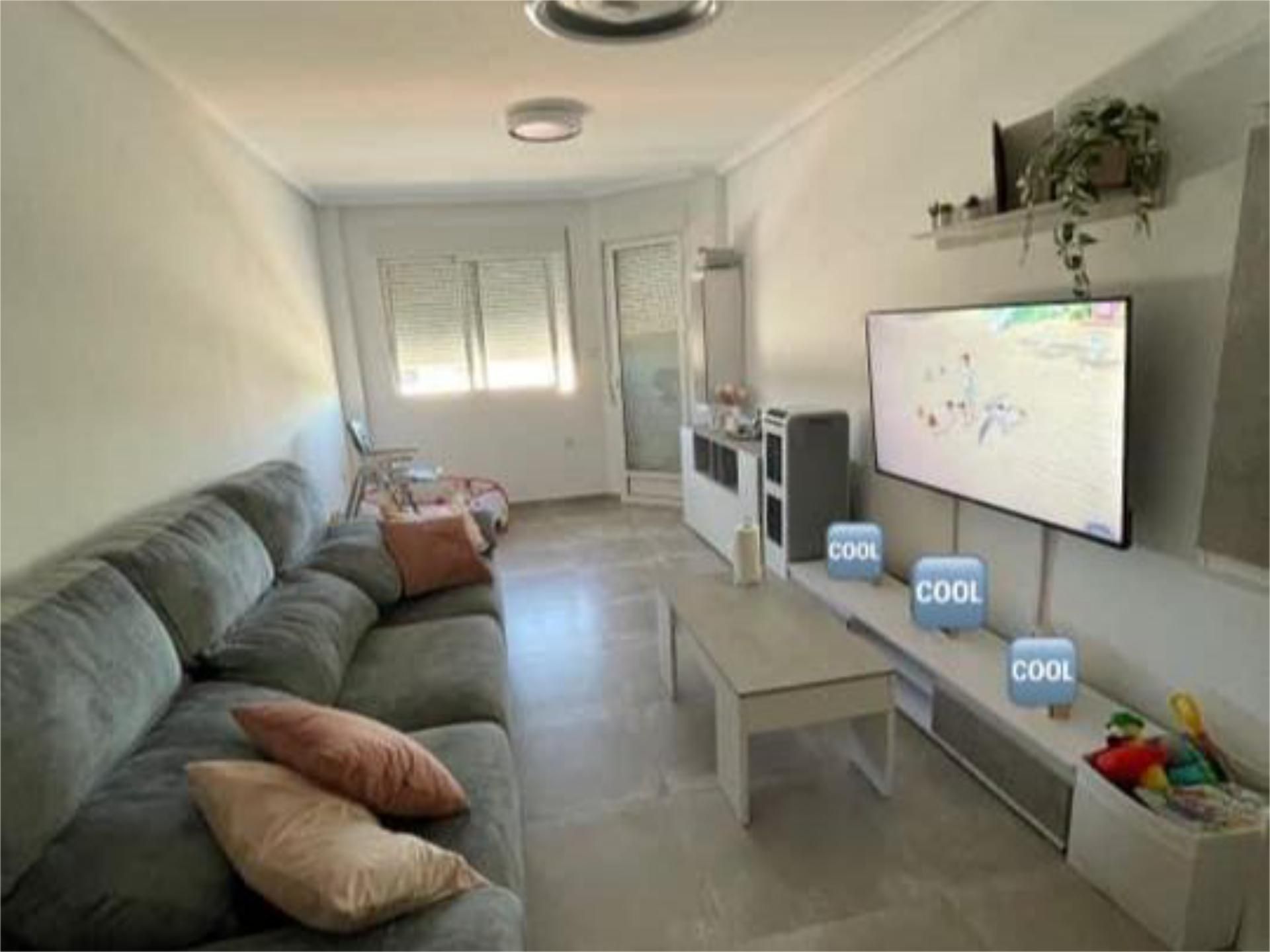 Living room of Flat for sale in Las Torres de Cotillas  with Private garden, Storage room and Swimming Pool