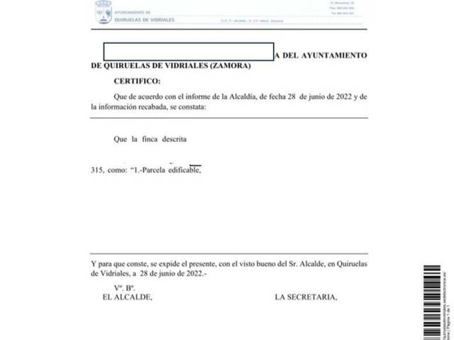 Terreno en Venta en Lugar el Tamaral, 13 en Micereces de Tera