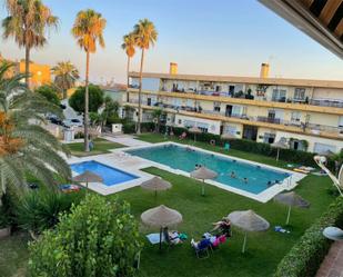 Vista exterior de Pis de lloguer en Málaga Capital amb Terrassa i Piscina