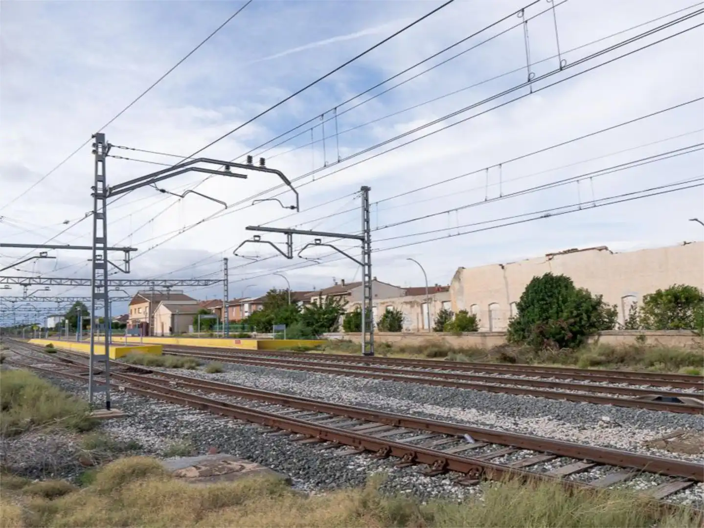 Exterior view of Industrial buildings for sale in Ribaforada