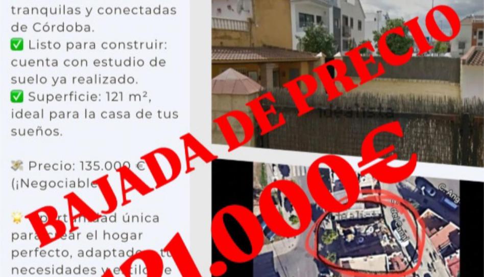 Photo 1 of Land for sale in Calle del Canal, 20, Poniente-Norte - Miralbaida - Parque Azahara, Córdoba