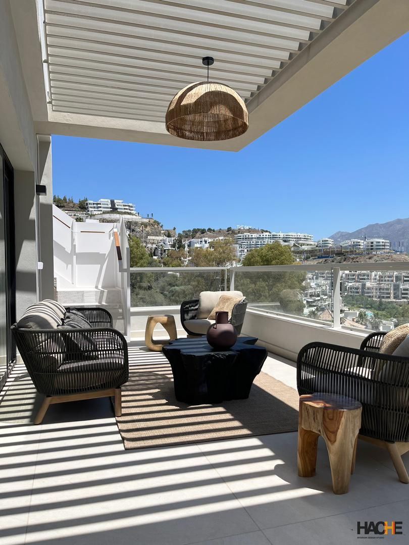 Terrace of Flat for sale in Benahavís  with Air Conditioner, Terrace and Swimming Pool