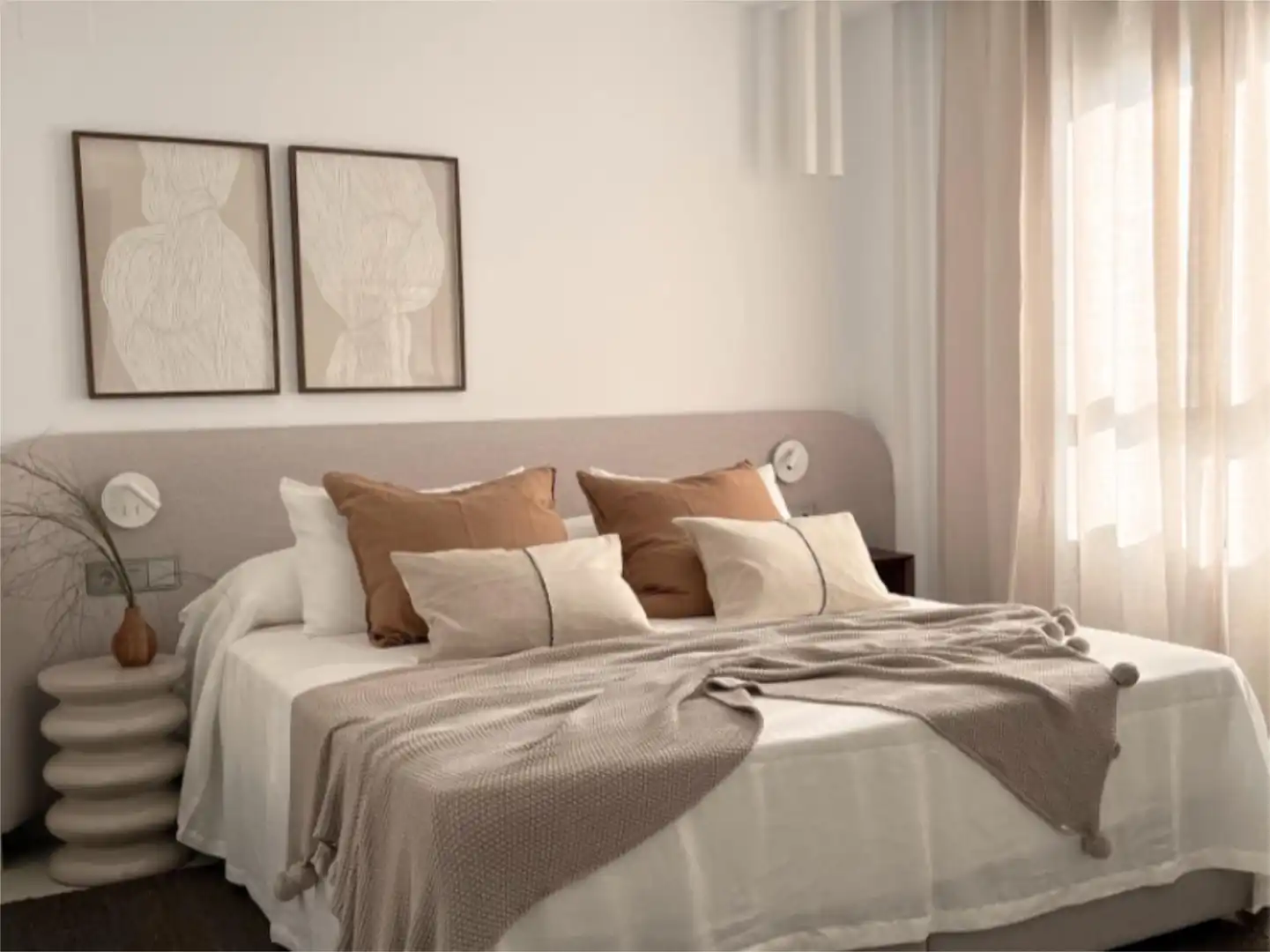 Wohnung zum Verkauf in Urbanizacion el Herrojo, 238, La Quinta Schlafzimmer von Wohnung zum Verkauf in Benahavís mit Klimaanlage, Terrasse und Schwimmbad