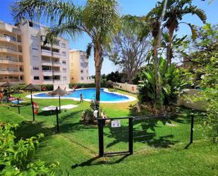 Exterior view of Flat for sale in Marbella  with Air Conditioner, Swimming Pool and Balcony