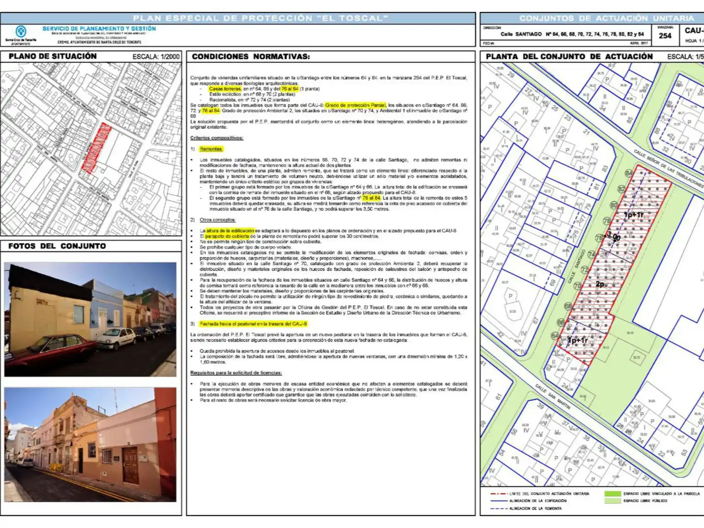 Land for sale in Calle Santiago, 78, Toscal Exterior view of Land for sale in Santa Cruz de Tenerife