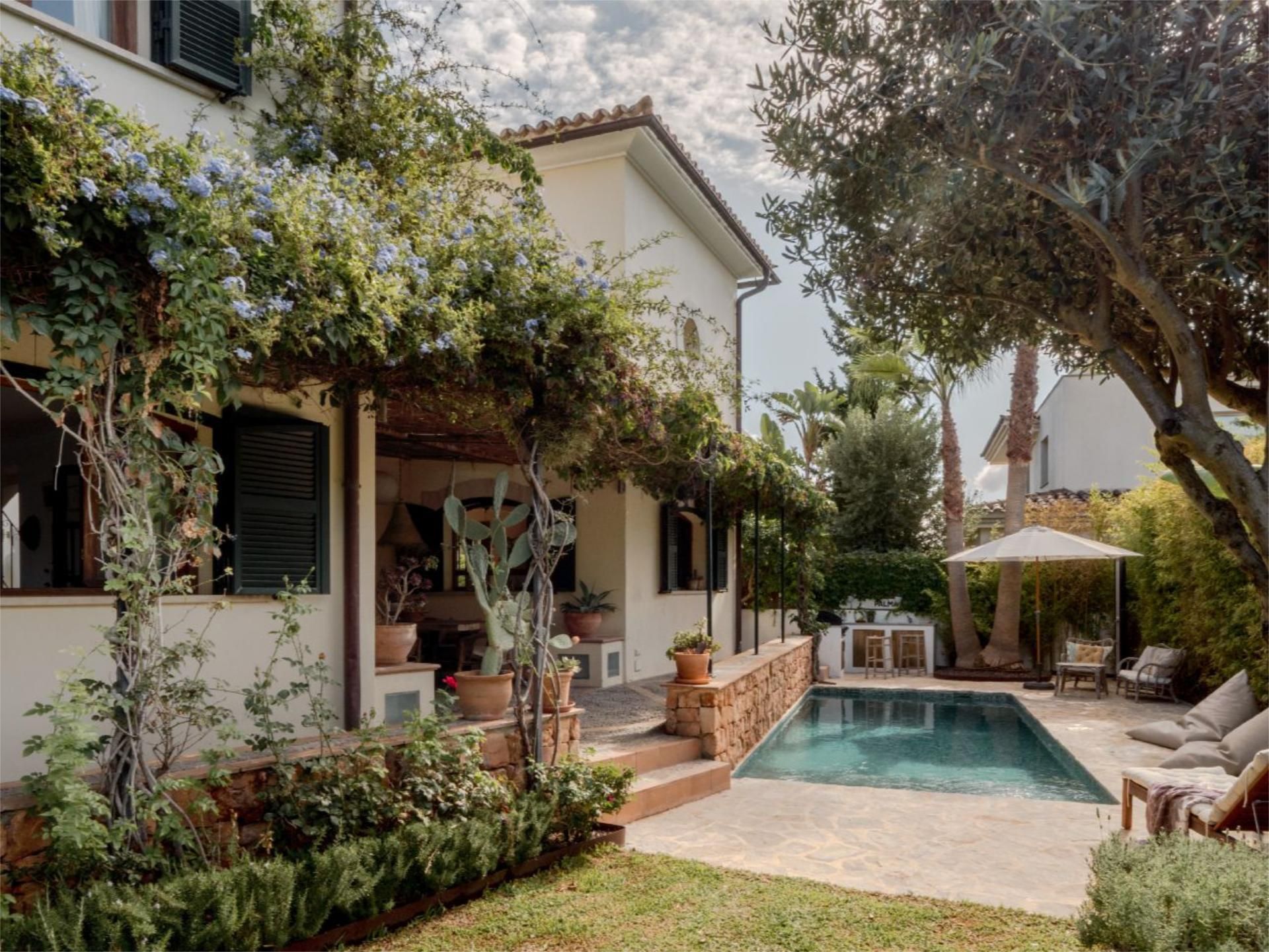 Jardí de Casa o xalet en venda en  Palma de Mallorca amb Aire condicionat, Terrassa i Piscina