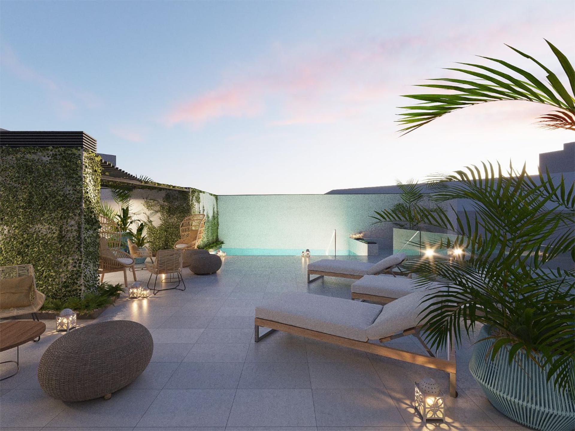 Terrace of Flat for sale in  Sevilla Capital  with Air Conditioner and Swimming Pool